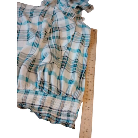 Ana Women's Size XXLT Naples Stripes Pull Over Ruffle Top -NWT - Picture 4 of 8